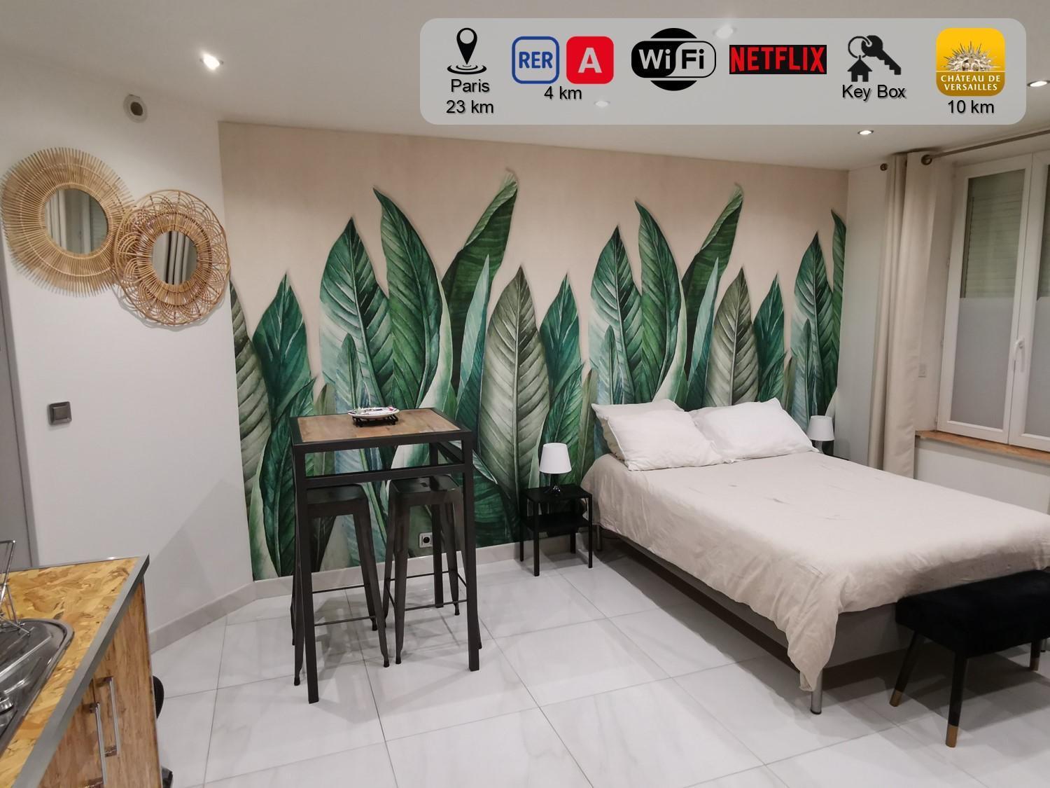 Studio Cosy Proche Paris Et Versailles 马尔利港 外观 照片